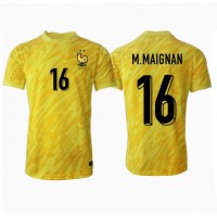 Camiseta Francia Mike Maignan #16 Portero Primera Equipación Replica Eurocopa 2024 mangas cortas